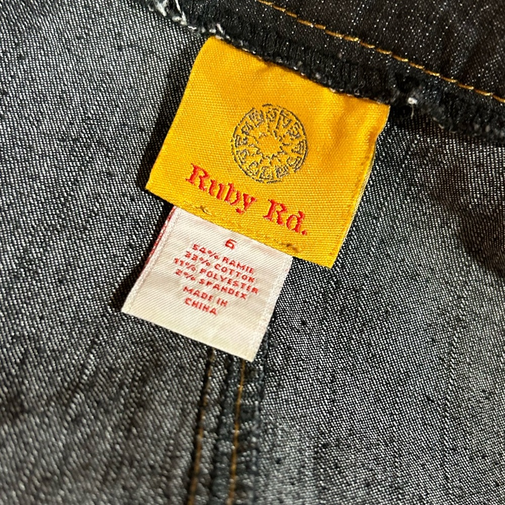 Ruby Rd Embellished Denim Jacket - Picture 6 of 7